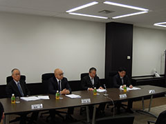 OHT子会社化の記者会見