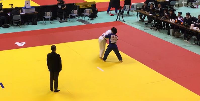 嘉重選手(5位決定戦、青道着)